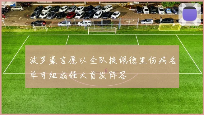 波罗豪言愿以全队换佩德里伤病名单可组成强大首发阵容