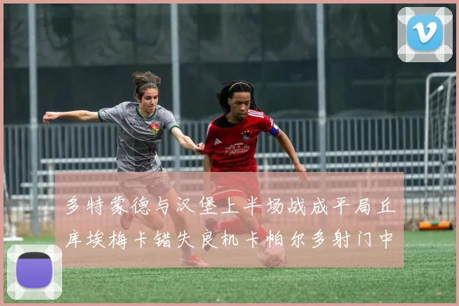 多特蒙德与汉堡上半场战成平局丘库埃梅卡错失良机卡帕尔多射门中柱